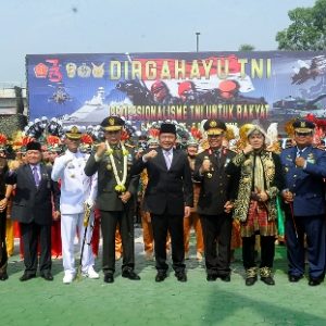 Herman Deru Doakan TNI Makin Maju dan Jaya