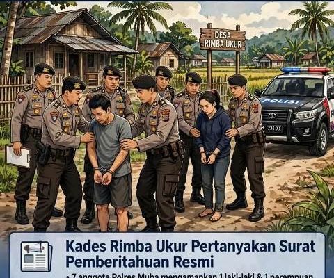 Penangkapan Narkoba di Desa Rimba Ukur Menimbulkan Tanda Tanya