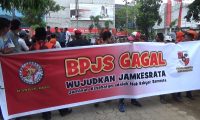 Massa aksi Desak Bubarkan BPJS