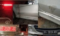 Diduga Mobdin Kadis Serempet Mobil Warga