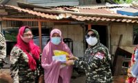 Door to door, Gempita Palembang Berikan Sembako