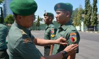 23 PRAJURIT DAN ASN KOREM BHASKARA JAYA NAIK PANGKAT