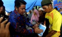 Deru  Bantu Korban Kebakaran Kenten Laut