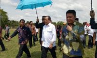 Bupati Banyuasin Sambut Menhub RI, Didampingi Gubernur Sumsel