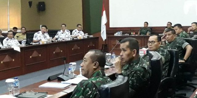 Rapat koordinasi sedang berlangsung.