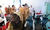 Sekda Temukan Puluhan Motor Penyuluh KB Numpuk Diaula