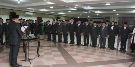 DODI REZA LANTIK TIGA PEJABAT ESELON II DI KAB MUBA