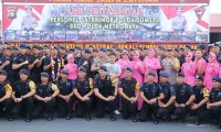 600 Personel Brimob Pulang Di Sambut Kapolda