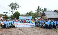 TNI AU Kerja Bakti Bersama Warga Talang Betutu