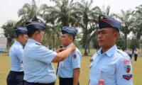 Delapan Prajurit Lanud SMH Naik Pangkat