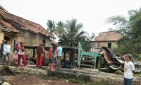 Rumah Panggung Kayu Ludes Terbakar