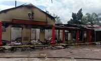 Bangunan Satreskrim Polres OI Nyaris Terbakar