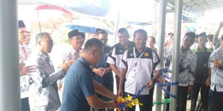 Bengkel Bina Motor Milik SMK PGRI Tanjung Raja Diresmikan