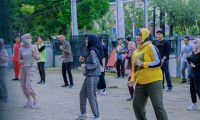 Tangkal COVID-19 Senam Sehat ala Kominfo Muba