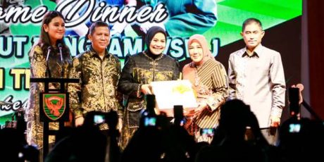 Pj Bupati Muba Hadiri Acara Lepas Sambut Pangdam
