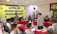 Polres Gelar Latpra Ops Ketupat Musi 2025