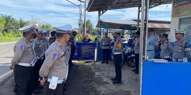 Satlantas Polres Banyuasin Tindak 7 Pelanggar Lululintas