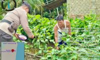 Polsek Sungsang Dukung Program Swasembada Pangan Presiden
