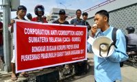 ACA Sumsel Demo Ke Polda Sumsel Laporkan Adanya Indikasi