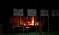 Kantor Kades Buana Murti Hangus Terbakar