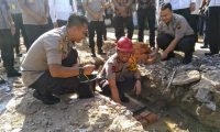 Kapolda Lakukan Peletakan Batu Pertama Pembangunan RS Bhayangkara