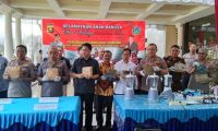 Kapolda Musnahkan Sabu dan Ganja