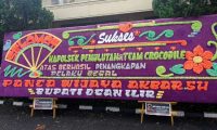 Bupati Kirim Karangan Bunga Untuk Polek Pemulutan