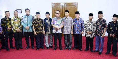 Hani Syopiar Rustam Terima Silaturahmi Lembaga Adat Banyuasin