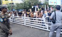 Dugaan Pajak Tak Masuk Kas, Barikade 98 Demo Dispopar Muba