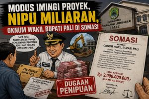 Diduga Imingi Proyek, Oknum Wakil Bupati PALI Disomasi
