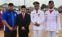 Putra Ketua GRIP Jaya Talang Kelapa Jadi Paskibraka HUT RI