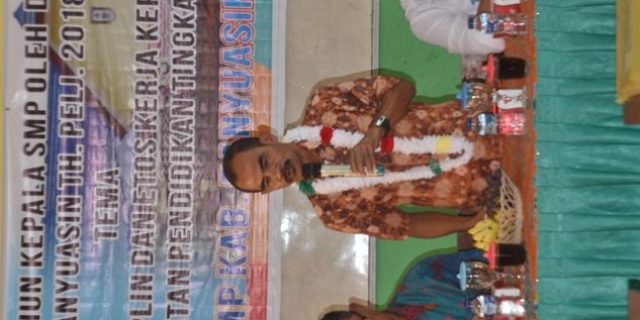 Kadisdikporapar Banyuasin, M Yusuf menyampaikan sambutannya.