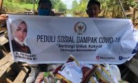Anggota DPD RI Bagikan Paket Sembako