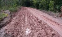 Kades Belanti Ancam Demo Proyek Jalan Belanti-Siring Alam