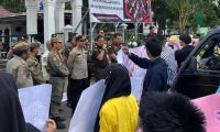 Masa AMPB Berdemo di Kejari Banyuasin