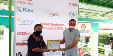 Porwan Peduli Wartawan Terdampak Covid-19